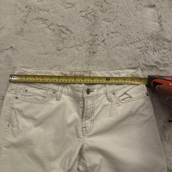 Loft Women's‎ White Slim Boot Jeans Size 8 - Picture 8 of 11